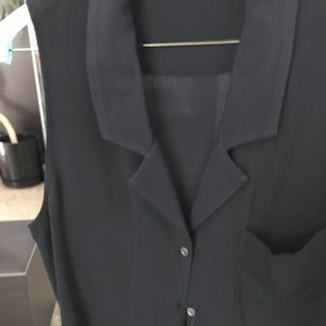 Aritzia-Wilfred Free cropped front-tie blouse